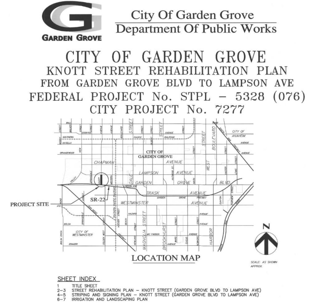 City of Garden Grove Releases Street Rehab RFP’s. SABP Print Solutions