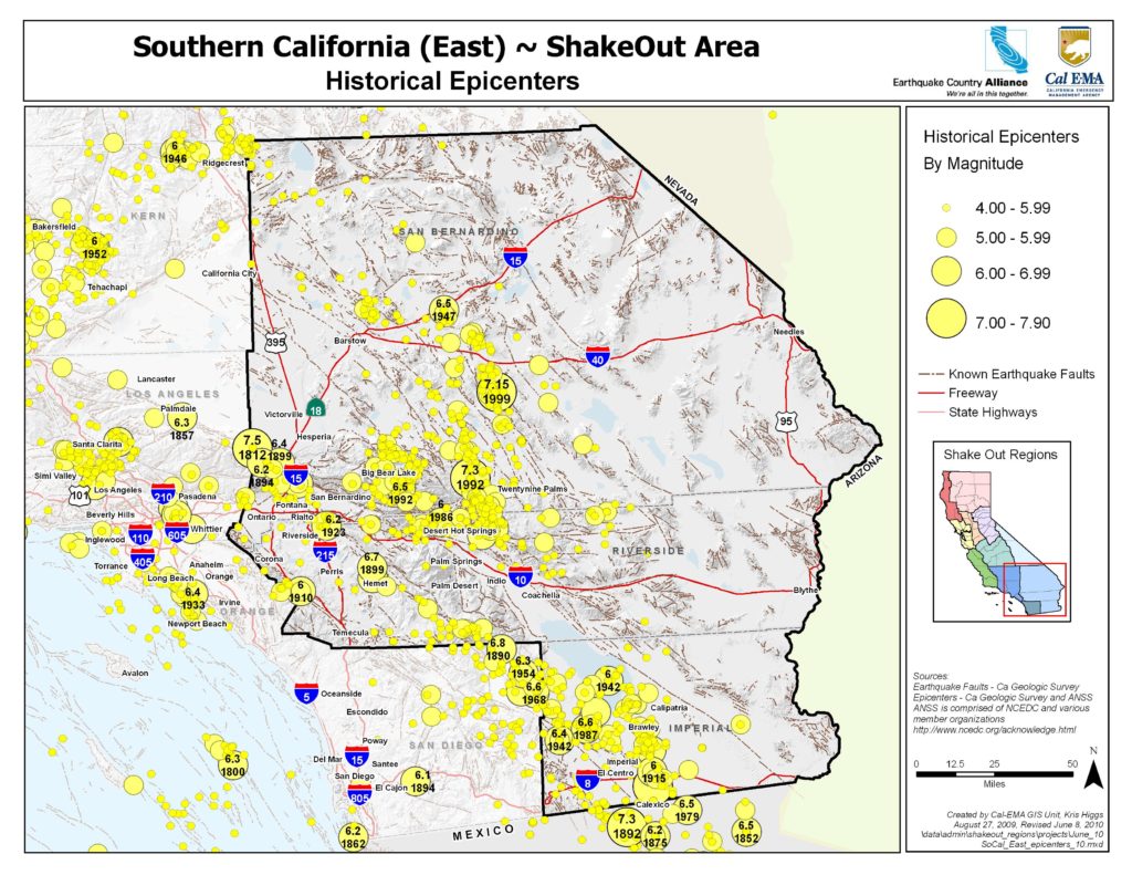 SoCal_East_epicenters_map | SABP Print Solutions